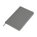 Блокнот А5 Magnet 14,3*21 с магнитным держателем для ручки, серый с логотипом