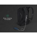 Антикражный рюкзак-трансформер Clickpack Travlo для ноутбука 16, черный с логотипом