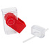 Бутылка для воды JUICY DRINK BOX, красный (тампопечать) с логотипом