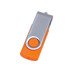 Флеш-карта USB 2.0 16 ГБ Флэш С1, оранжевый с логотипом