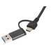 USB-концентратор Command, серый с логотипом