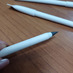 Вечный карандаш из переработанной бумаги Recycled pencil, белый (Р) с логотипом