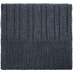 Шарф Knit Beat, серый (графит) с логотипом