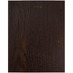 Плакетка Plaque XL, венге с серебристой пластиной с логотипом