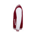 Бомбер утепленный California унисекс, гранатовый/белый с логотипом