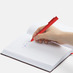 Ручка шариковая Swiper SQ Soft Touch, красная с логотипом