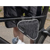Велосумка на раму BikeLine Mini, черная с белым с логотипом