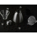 Кофеварка POUR OVER, 1000 мл, серебристый/черный с логотипом