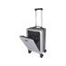 Rover Pro 20-дюймовый чемодан на колесах из материалов, переработанных согласно стандарту GRS, объемом 40 л - Серебряный с логотипом