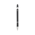 Kish шариковая ручка с серебристой отделкой - сплошной черный (синие чернила) с логотипом