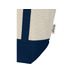 Sam эко- сумка из переработанного хлопка, сертифицированного согласно GRS, плотностью 320 г/м² - Темно - синий / Натуральный с логотипом