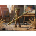 Вечный карандаш "Groot" с ластиком, бамбук, бежевый с логотипом