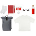 Welcome pack Welcome Aboard!, красный с логотипом
