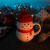 Кружка SNOWMAN с крышкой с логотипом