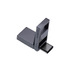 USB 3.0-флешка на 64 Гб с разъемами USB-A и Type-C, серебристый с логотипом