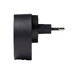 Адаптер питания USB Poweron, черный с логотипом