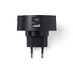 Адаптер питания USB Poweron, черный с логотипом