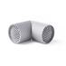 Беспроводная колонка Ray Speaker, серебристый с логотипом