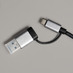 USB-хаб ROOT 8 в 1, серый, алюминий с логотипом
