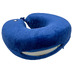Подушка для путешествий с эффектом памяти Мемо Drowsy Royal Blue с логотипом