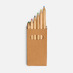 Набор цветных карандашей Pencilvania Mini, крафт с логотипом