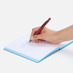 Ручка шариковая Digit Soft Touch со стилусом, красная с логотипом
