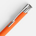 Ручка шариковая Keskus Soft Touch, оранжевая с логотипом