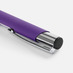 Ручка шариковая Keskus Soft Touch, фиолетовая с логотипом