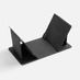 Складной стол для ноутбука с беспроводной зарядкой Kickstand Table, серый с логотипом