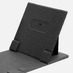 Складной стол для ноутбука с беспроводной зарядкой Kickstand Table, серый с логотипом