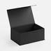 Коробка LumiBox, черная (noir) с логотипом