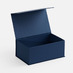 Коробка LumiBox, синяя (noble) с логотипом