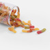 Мармелад жевательный Jelly Sweets, змейки в кислой посыпке с логотипом