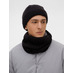 Шапка ComFleece, черная с логотипом