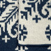 Шарф Wintertude L, синий с белым с логотипом