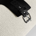 Плед  "Belt"; белый; 130 х 180 см; 100% акрил, с поясом с логотипом