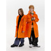 Дождевик детский RainDrop Kids, оранжевый с логотипом