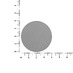 Наклейка тканевая Lunga Round, M, серая с логотипом