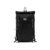 Легкий складывающийся рюкзак-мессенджер Venturer Eco, черный с логотипом