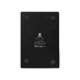 Беспроводная зарядка-подставка с подсветкой Glow box, черный (Р) с логотипом