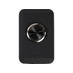 Магнитный беспроводной внешний аккумулятор MagnetIQ, 5000 mah, 10 W, черный (Р) с логотипом