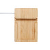 USB хаб Memo, 2*USB, 2*Type C, бамбук с логотипом