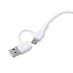 USB хаб Memo, 2*USB, 2*Type C, бамбук с логотипом