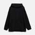 Худи оверсайз унисекс Snuggie, черное с логотипом