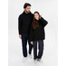 Худи оверсайз унисекс Snuggie, черное с логотипом
