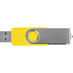 Флеш-карта USB 2.0 16 ГБ Флэш С1, желтый с логотипом