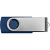 Флеш-карта USB 2.0 8 ГБ Флэш С1, темно-синий с логотипом