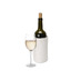 WINE COOLER SATIN WHITE/Охладитель-чехол для бутылки вина или шампанского, белый с логотипом