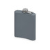 Фляжка 240 мл Remarque soft touch, 304 сталь, серый с логотипом