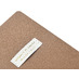 Еженедельник недатированный А6 Total beige с нашивкой, бежевый с логотипом